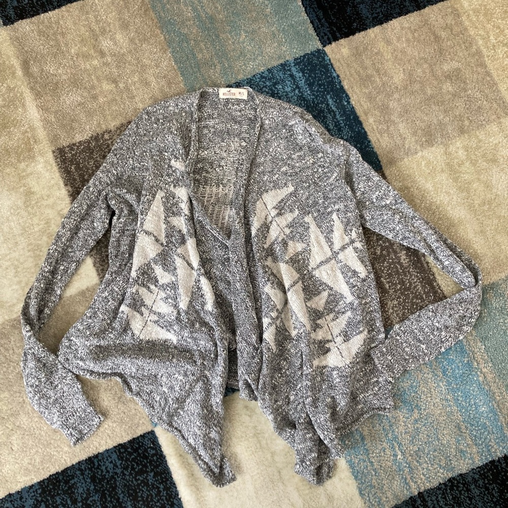 Hollister Open Front Cardigan Sweater M/L